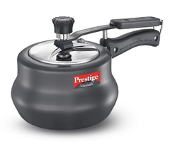 Prestige Nakshatra Plus Hard Anodised Handi 2 Litre, Black, 2 Liter-3