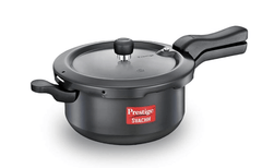 Prestige Svachh, 20278, 5 L, Sr. Pressure Pan, With Deep Lid For Spillage Control, Outer Lid, Aluminium, Black, 5 Liter-1