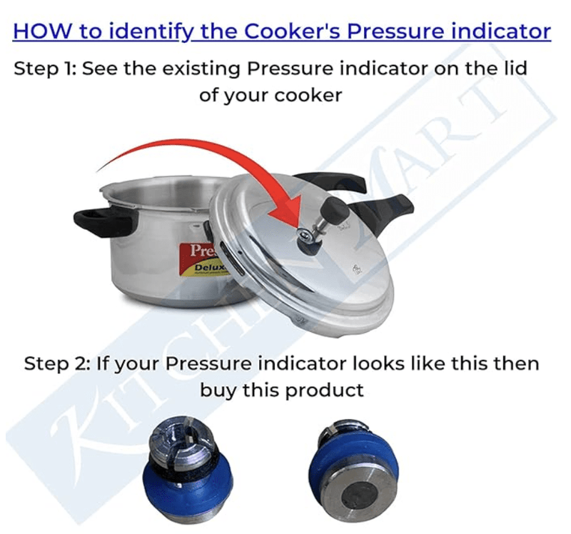 Prestige safety valve for Deluxe aluminium and stainless steel cookers-3