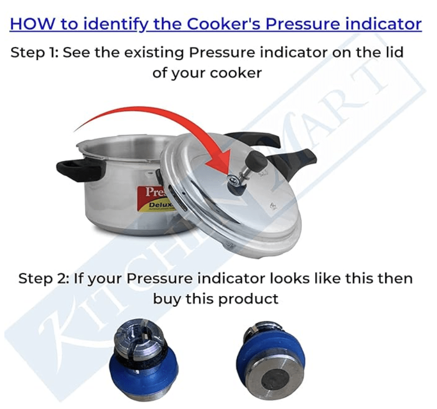 Prestige safety valve for Deluxe aluminium and stainless steel cookers-3