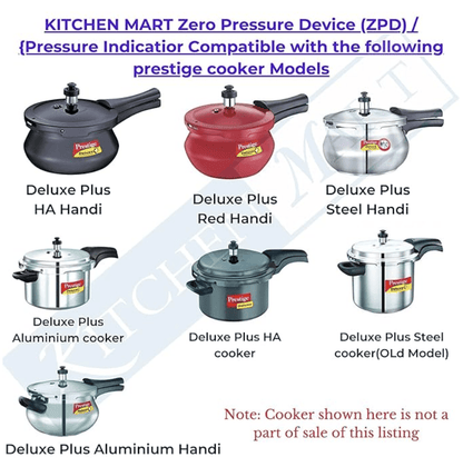 Prestige safety valve for Deluxe aluminium and stainless steel cookers