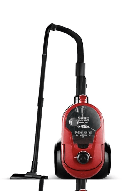 Eureka Forbes Supervac 1600 Watts Powerful Suction,bagless Vacuum Cleaner with cyclonic Technology,7 Accessories,1 Year Warranty,Compact,Lightweight & Easy to use (Red)
