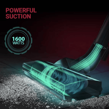 Eureka Forbes Supervac 1600 Watts Powerful Suction,bagless Vacuum Cleaner with cyclonic Technology,7 Accessories,1 Year Warranty,Compact,Lightweight & Easy to use (Red)