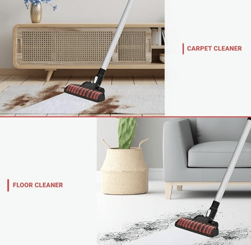 Eureka Forbes Stick Vac NXT 600 watts Upright & Handheld Vacuum Cleaner,bagless with cyclonic Technology (Red & Black)