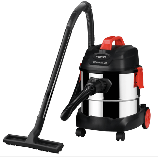 Eureka Forbes Wet and Dry NXT Powerful Wet and Dry Vacuum Cleaner with In Hand Suction Control, 12 Litres, Stainless Steel Body, Suction with Blower