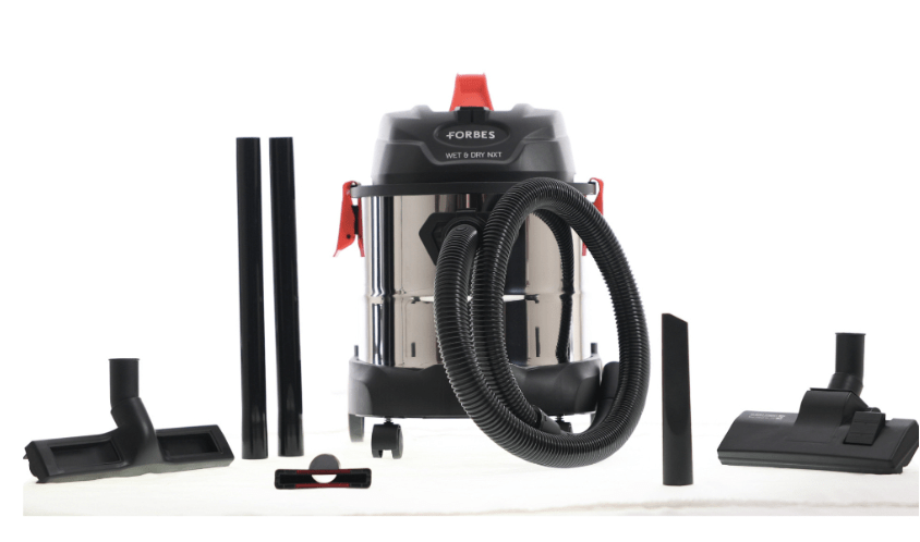 Eureka Forbes Wet and Dry NXT Powerful Wet and Dry Vacuum Cleaner with In Hand Suction Control, 12 Litres, Stainless Steel Body, Suction with Blower