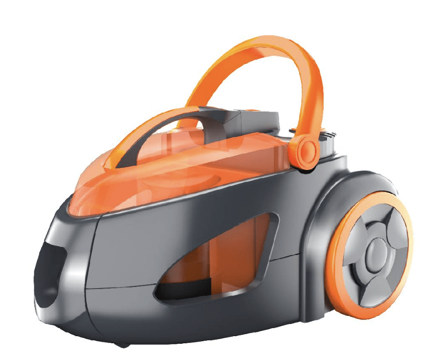 Eureka Forbes Maxxvac Vacuum Cleaner with Cyclonic Technology, Powerful Suction, Vario Power, Auto Cord Winde, Easy Dust Disposal (Black and Orange)