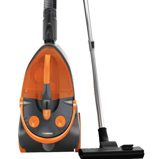 Eureka Forbes Maxxvac Vacuum Cleaner with Cyclonic Technology, Powerful Suction, Vario Power, Auto Cord Winde, Easy Dust Disposal (Black and Orange)