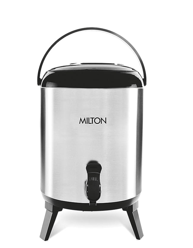 Milton Stellar 4 Thermosteel Insulated Water Jug 3700 ml, Steel Plain-1