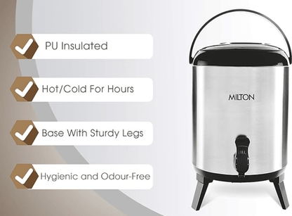 மில்டன் ஸ்டெல்லர் 5 தெர்மோஸ்டீல் வாட்டர் ஜக், 4.6 லிட்டர், வெள்ளி 