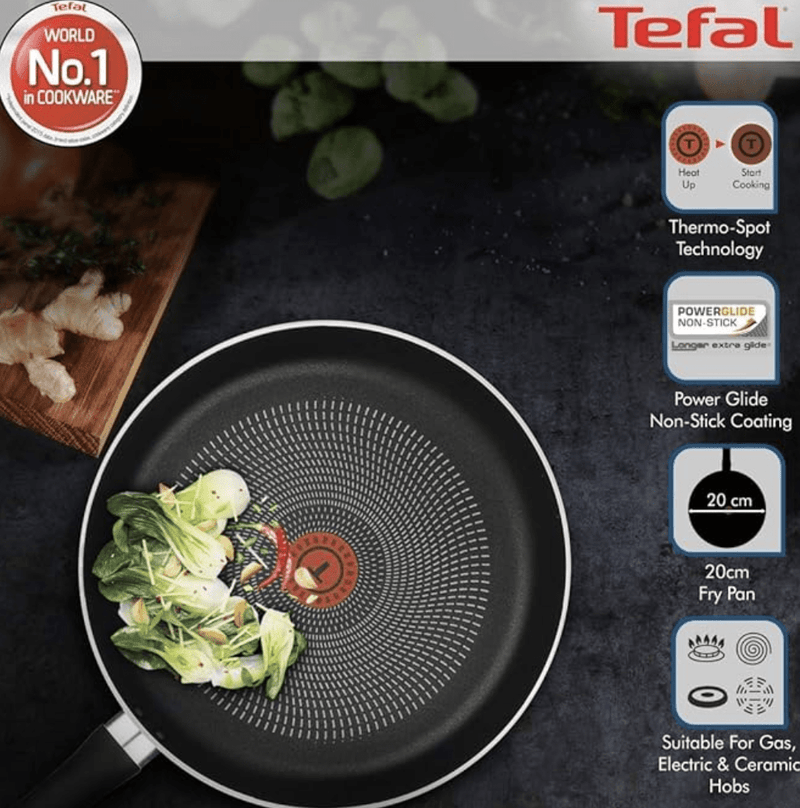 Tefal Delicia Powerglide Non-Stick 28 cm Fry Pan (Black), (B1540684)-2