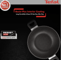 Tefal Simply Chef Non-Stick Aluminium Kadhai with Lid, 28cm, (Rio Red)-3