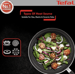 Tefal Simply Chef Non-Stick Aluminium Flat Tawa, 26cm (Rio Red)-2