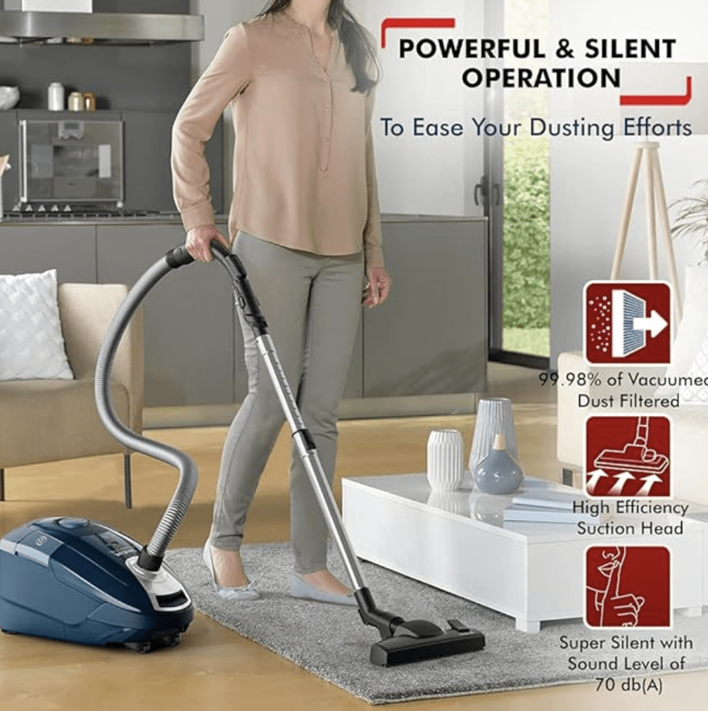 Tefal Multi-Purpose Power XXL Animal KIT Vacuum Cleaner / 2200W Energy Efficient/High Efficiency Suction Head / 8.4-Meter Cable/Filtration Technology, Super Silent Operation / 4.5-Liter Capacity-4
