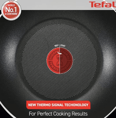 Tefal Cook & Savour Non-Stick Tawa, Smart Thermo Signal Temperature Indicator Technology - (Black) (25 Cm)-3