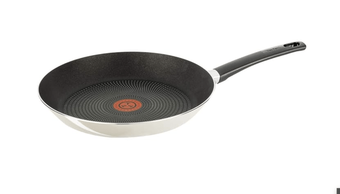 Tefal Paris Edition Non-Stick Aluminium Frying Pan, 1.6 Liters/24 cm, Beige