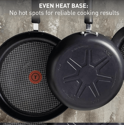 T-fal Ultimate Hard Anodized Nonstick 8-Inch, 10.25-Inch and 12-Inch Fry Pan Cookware Set