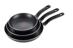 T-Fal B363S3 Specialty Dishwasher Safe PFOA Free Aluminium Nonstick Fry Pan / Saute Pan Cookware Set (Aluminium, 8-Inch 9.5-Inch and 11-Inch) - 3-Pieces-1
