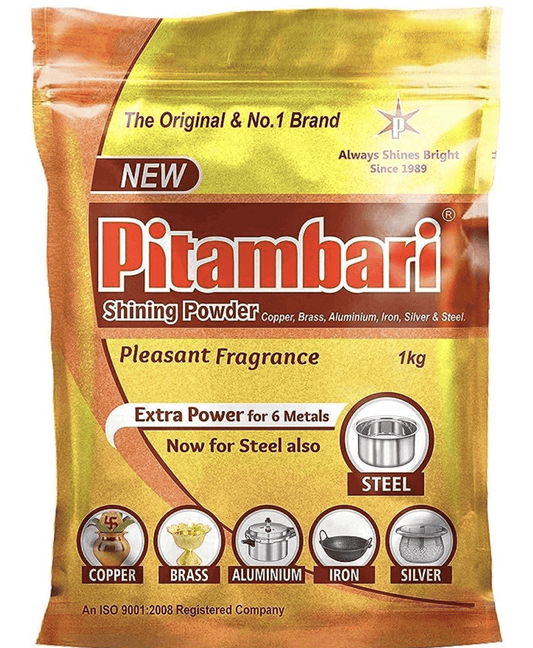 Pitambari Shining Powder For Six Metals - 1 Kg