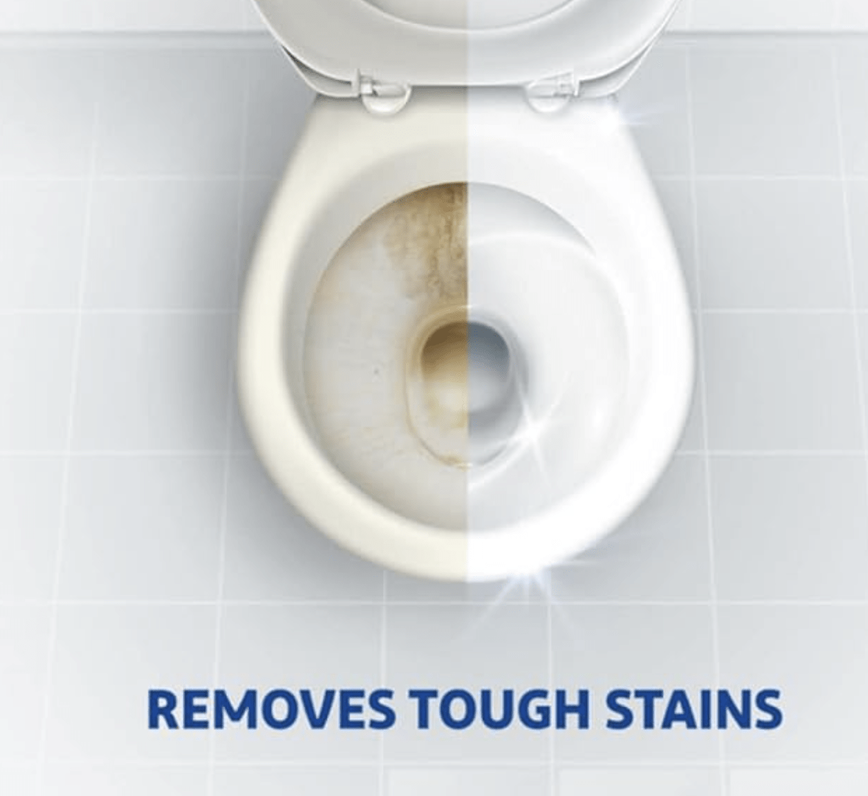 Harpic 500 ml, White and Shine Disinfectant Toilet Cleaner Bleach Liquid