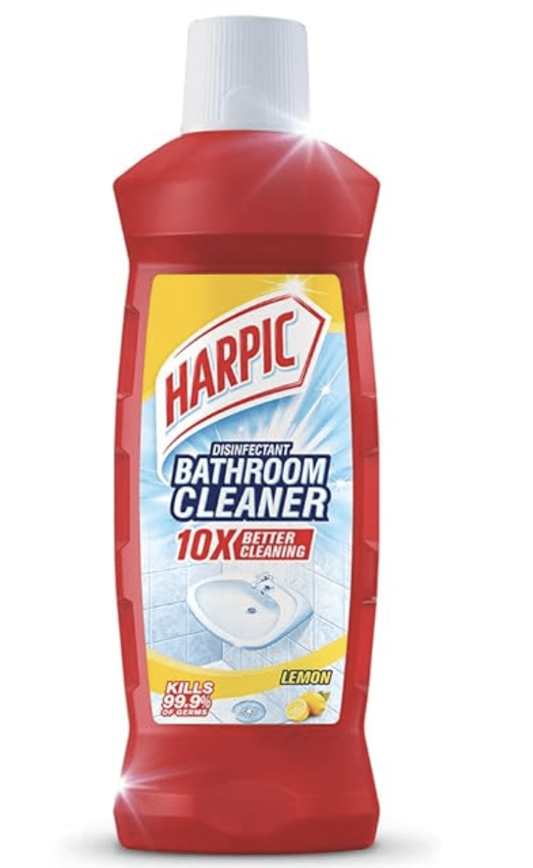 Harpic Disinfectant Bathroom Cleaner Liquid, Lemon - 500ml