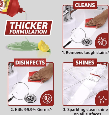 Harpic Disinfectant Bathroom Cleaner Liquid, Lemon - 500ml