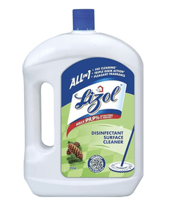 Lizol 2 Litre - Pine, Disinfectant Surface & Floor Cleaner Liquid | Suitable for All Floor Cleaner Mops | Kills 99.9% Germs| India's #1 Floor Cleaner-1