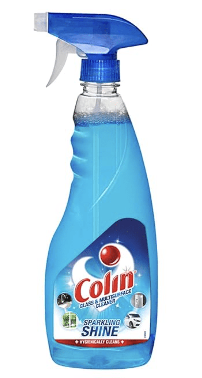 Colin 500 ml, Glass and Surface Cleaner Liquid Spray | India's #1 Glass Cleaner for Car, Kitchen and Home Surfaces | Multi Surface Cleaner