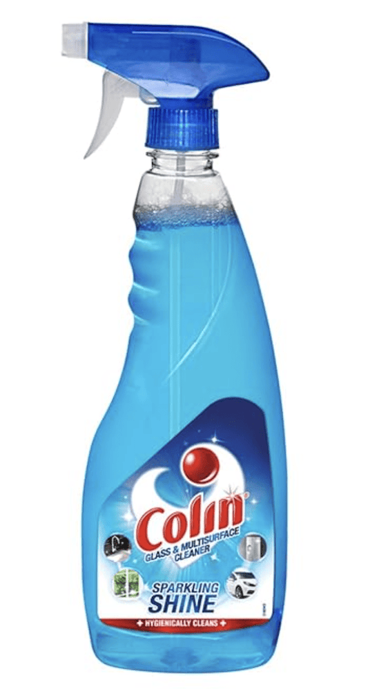 Colin 500 ml, Glass and Surface Cleaner Liquid Spray | India's #1 Glass Cleaner for Car, Kitchen and Home Surfaces | Multi Surface Cleaner
