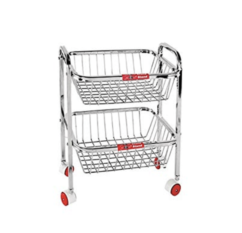 Priya Stainless Steel Kitchen Stand Square Medium-1