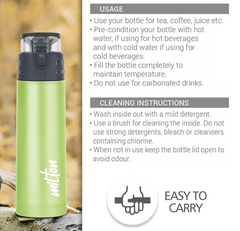 Milton Atlantis 900 Thermosteel Water Bottle, 750 ml-3