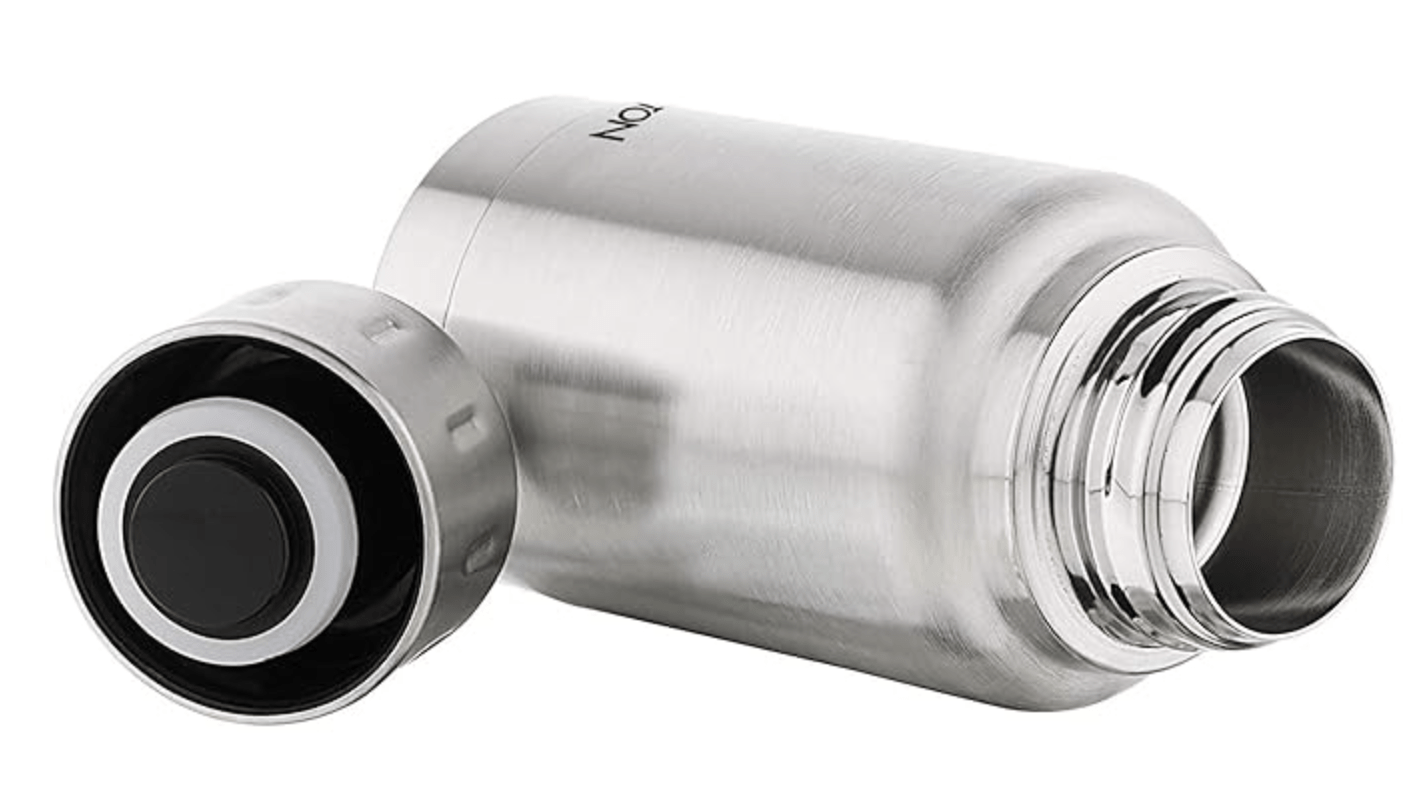 Milton Elfin 160 Thermosteel Hot and Cold Water Bottle, 160 ml, Silver