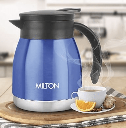 Milton Bistro 600 Thermosteel Carafe, 490 ml, Blue-2