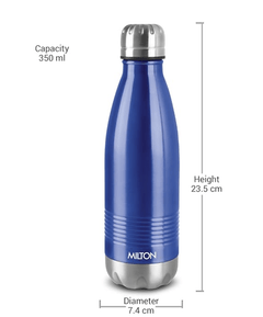 Milton Duo DLX 350 Thermosteel 24 Hours Hot and Cold Water Bottle-3