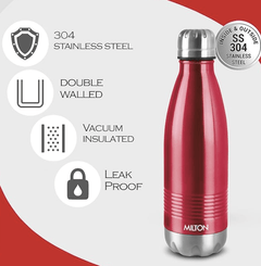 Milton Duo DLX 350 Thermosteel 24 Hours Hot and Cold Water Bottle-2
