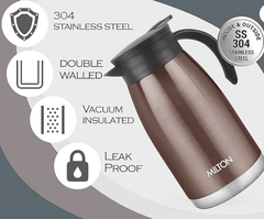 Milton Bistro 1100 Thermosteel Carafe, 1000 ml-5