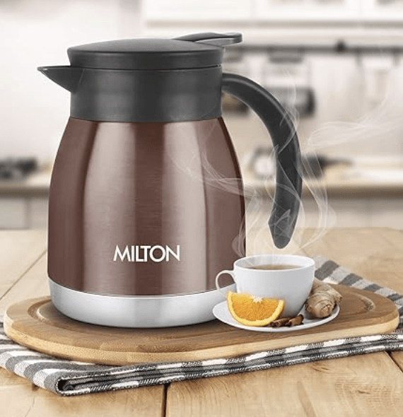 Milton Bistro 600 Thermosteel Carafe, 495 ml, Brown
