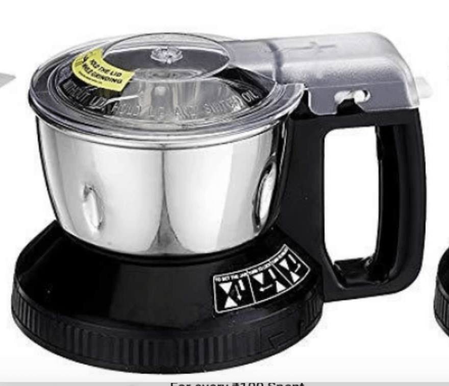 Panasonic AC MX-AC555 1000-Watt Mixer Grinder MX-AC-555 1000 Juicer Mixer Grinder (5 Jars, Multicolor)