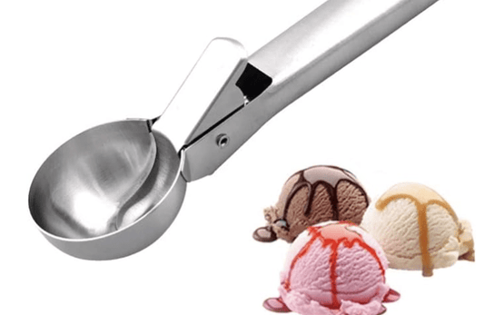 Ice Cream Scoops Ice Cream Scoops Stacks Stainless Steel Digger Fruit Non-Stick Spoon Kitchen Tools for Home Cake Spoon