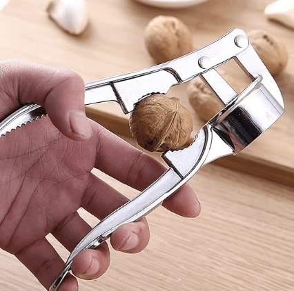 Walnut Cracker Pecan Nutcracker Tool Suitable for Walnuts Pecan Nuts Seafood Cracker with Non-Slip Handle-4