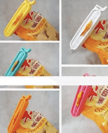 உணவுப் பை சீலிங் கிளிப்புகள் உணவு சேமிப்பு சீலர் கிளாம்ப் பிளாஸ்டிக்