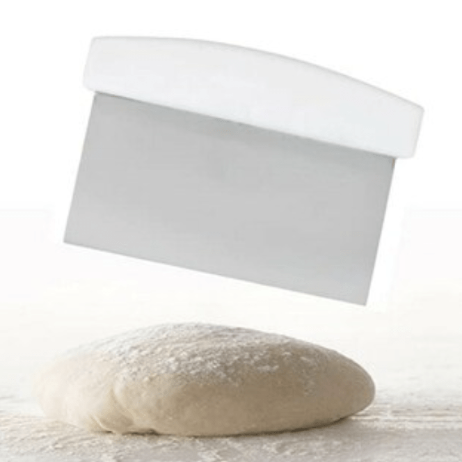 கைப்பிடியுடன் கூடிய ஃபிளேர் சில்வர் ஸ்டெயின்லெஸ் ஸ்டீல் ஸ்கிராப்பர் 1 செட்