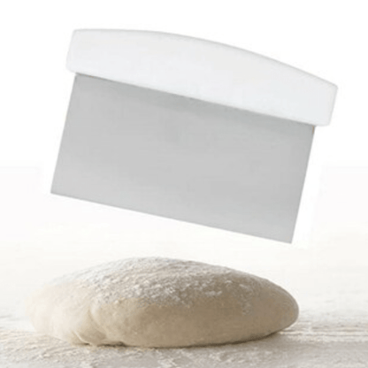 கைப்பிடியுடன் கூடிய ஃபிளேர் சில்வர் ஸ்டெயின்லெஸ் ஸ்டீல் ஸ்கிராப்பர் 1 செட்