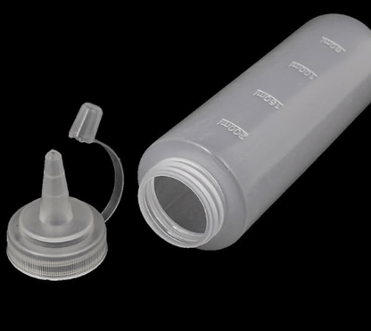 2 பிசிக்கள் 200 மிலி புனல்கள் 8 அவுன்ஸ் தெளிவான சமையலறை பிளாஸ்டிக் பிழி பாட்டில்கள் காண்டிமென்ட் கெட்ச்அப் கடுகு வடிகட்டுதல் புனல்கள் எண்ணெய் உப்பு