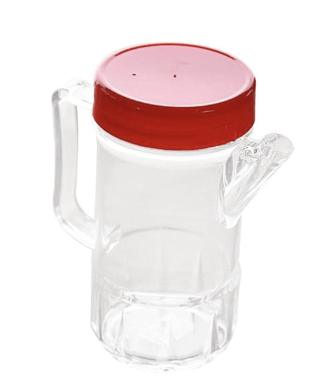Oil Vinegar Cruet Acrylic Bottles with Dispensers for Restaurant-2