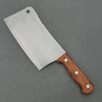 Butcher/Cleaver/Chopper/Knife for Meet/Vegetable/Wood/Chicken/Coconut etc Cutting Butcher Knife with Premium Stainless Steel Blade 12 Inch Knife for Home, Kitchen
