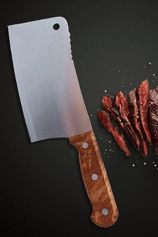 Butcher/Cleaver/Chopper/Knife for Meet/Vegetable/Wood/Chicken/Coconut etc Cutting Butcher Knife with Premium Stainless Steel Blade 12 Inch Knife for Home, Kitchen