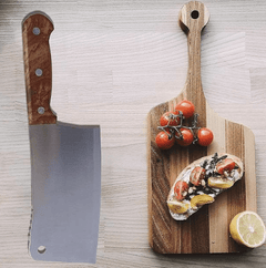 Butcher/Cleaver/Chopper/Knife for Meet/Vegetable/Wood/Chicken/Coconut etc Cutting Butcher Knife with Premium Stainless Steel Blade 12 Inch Knife for Home, Kitchen-2