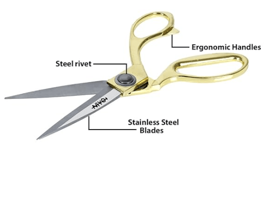 Stainless Steel Tailor Scissors, Sewing Scissors-2