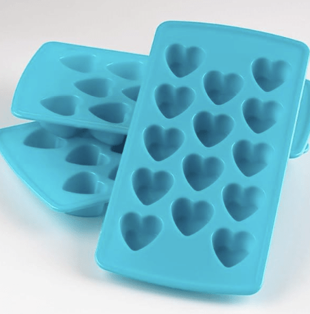 14 Cavity Plastic ice Cube Trays for Freezer/Chocolate Making Moulds Set for Home (3 pcs Set)